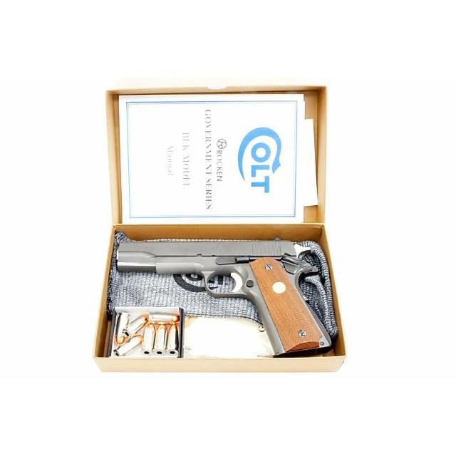 【売り切りお値下げ】 六研/エラン ROCKEN/ELAN コルト MK IV シリーズ70 ストーンモデル ブローバックモデルガン() 【XUR2640799409】(95040円)