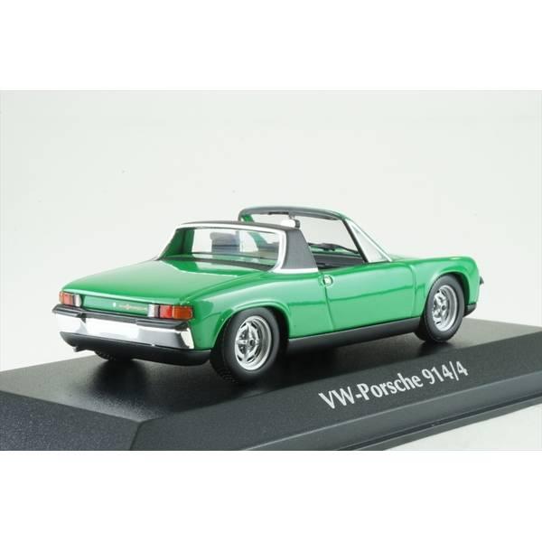 マキシチャンプス 1/43 フォルクスワーゲン ポルシェ 914 4 1972 グリーン 完成品ミニカー 940065664｜posthobbyshop｜02