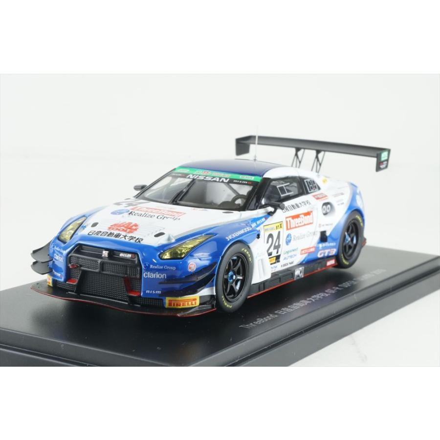 エブロ 1/43 スリーボンド 日産自動車大学校 GT-R No.24 2018 スーパー 