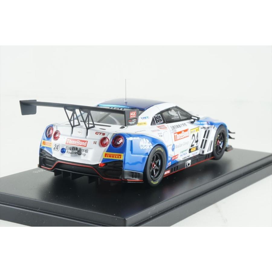 エブロ 1/43 スリーボンド 日産自動車大学校 GT-R No.24 2018 スーパー 