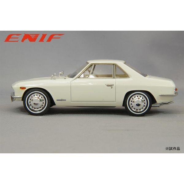 エニフ 1/43 ニッサン シルビア 1965 ホワイト 完成品ミニカー ENIF0067の画像