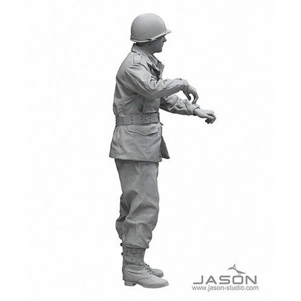 【6月予約】ジェソン・スタジオ 1/16 米・M8グレイハウンド装甲車・砲手 スケールモデル CJ16012｜posthobbyshop｜04