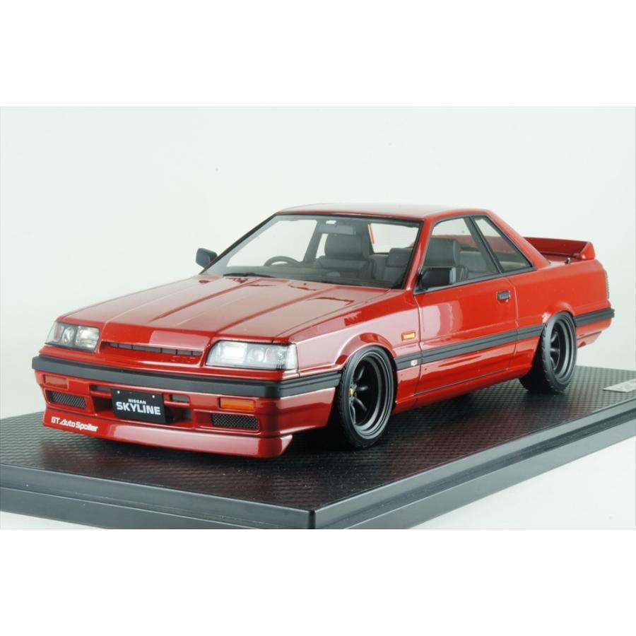 イグニッションモデル 1/18 ニッサン スカイライン GTS-R R31 レッド 完成品ミニカー IG0999