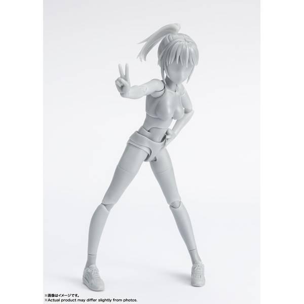 バンダイ S.H.Figuarts ボディちゃん -スクールライフ- Edition DX SET (Gray Color Ver.) フィギュア 4573102660664｜posthobbyshop｜03