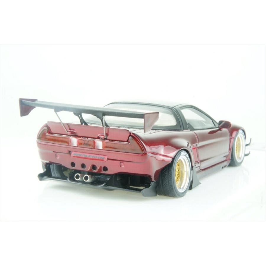 アイドロン 1/43 ロケットバニー NSX ワインレッドメタリック 完成品