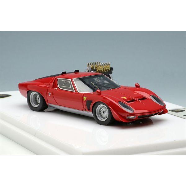 アイドロン 1/43 ランボルギーニ イオタ 1970 V12エンジン 完成品