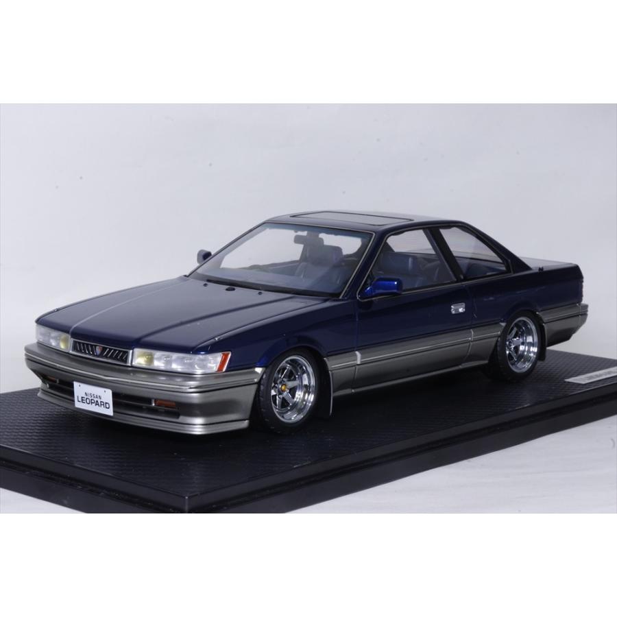 イグニッションモデル 1/18 ニッサン レパード 3.0 アルティマ F31 ブルー 完成品ミニカー IG1015