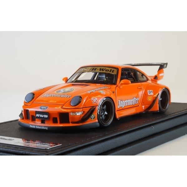 イグニッションモデル 1/43 RWB ポルシェ 993 オレンジ 完成品ミニカー IG2173