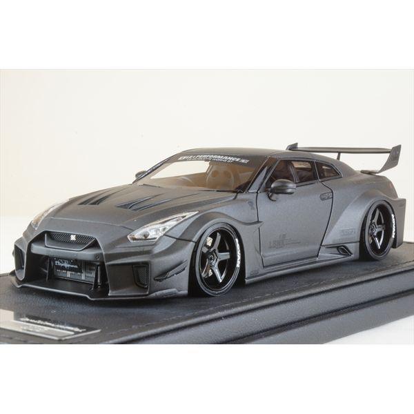 イグニッションモデル 1/43 LB-シルエットワークス GT ニッサン 35GT-RR マットブラック 完成品ミニカー IG2542