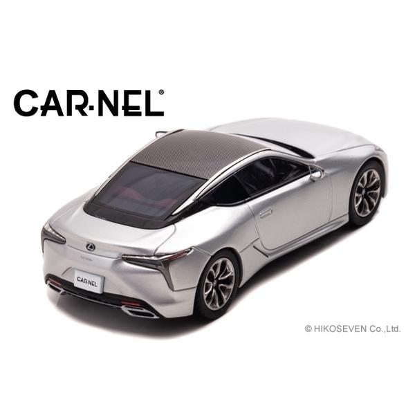 CARNEL 1/43 レクサス LC500 URZ100 2017 ソニックシルバー 完成品