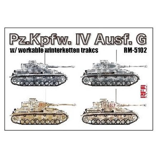 ライフィールドモデル 1/35 IV号戦車 G型w/ヴィンター ケッテン スケールモデル RFM5102｜posthobbyshop｜02