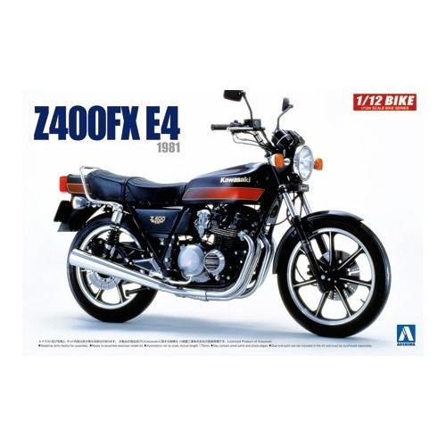 アオシマ 1/12 カワサキ Z400FX E4 スケールプラモデル 4905083054291