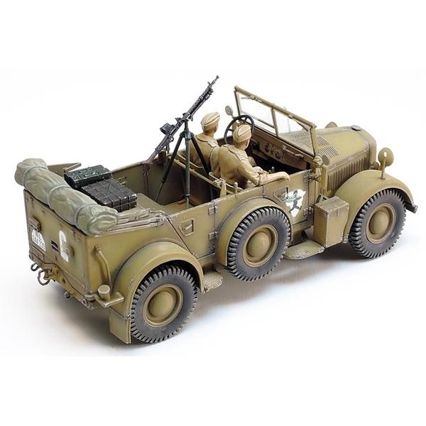 タミヤ タミヤ イタレリ 1/35 ドイツ中型軍用車 ホルヒKfz.15 “北アフリカ戦線” スケールモデル 37015｜posthobbyshop｜03