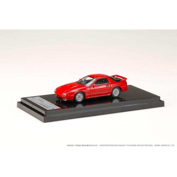 ホビージャパン 1/64 マツダ RX-7 FC3S GT-X ブレイズレッド 完成品ミニカー HJ641043R｜posthobbyshop