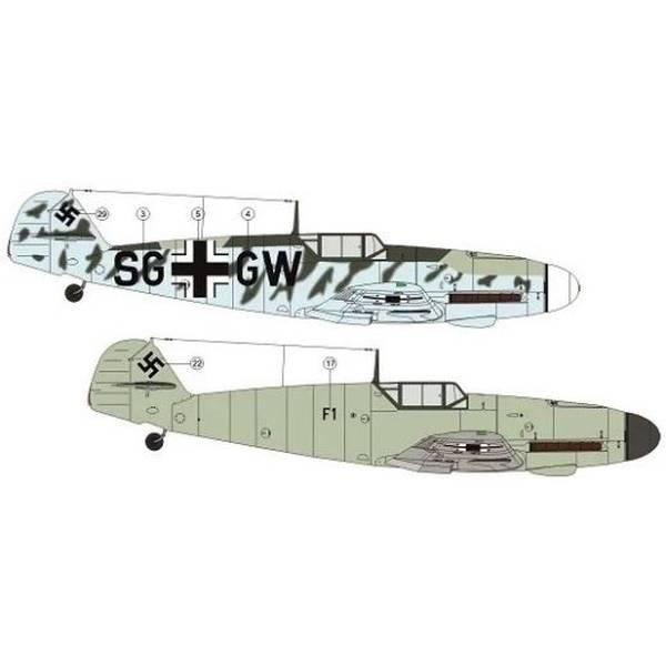 AZモデル 1/72 Bf109F-1 "フリードリヒ襲来" スケールモデル AZM7859｜posthobbyshop｜02