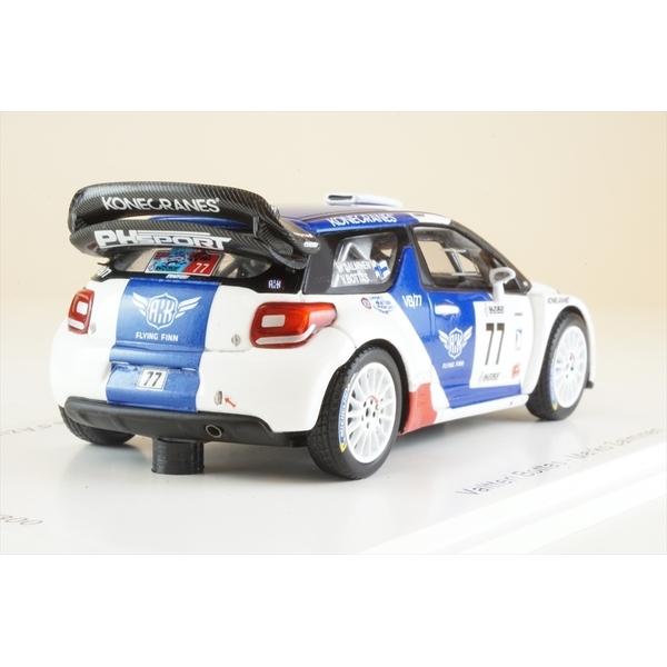 スパーク 1/43 シトロエン DS3 No.77 2019 WRC ラリー サーキット コート・ダジュール ウィナー V.ボッタス/M.サルミネン 完成品ミニカー SF170の画像