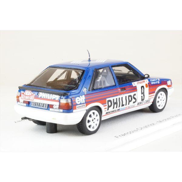 スパーク 1/43 ルノー 11 ターボ No.9 1987 WRC ラリー・モンテカルロ F.シャトリオ/M.ペラン 完成品ミニカー S5569の画像