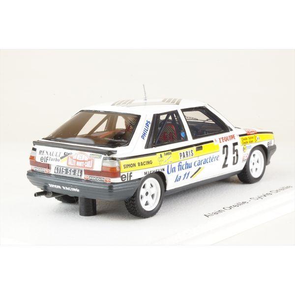 スパーク 1/43 ルノー 11 ターボ No.25 1986 WRC ラリー モンテカルロ A.オレイユ/S.オレイユ 完成品ミニカー S5570の画像