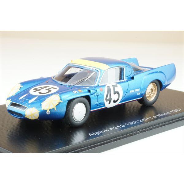 スパーク 1/43 アルピーヌ A210 No.45 1967 ル・マン24時間 13位 J.ヴィナティエ/M.ビアンチ 完成品ミニカー S5686