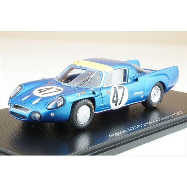 スパーク 1/43 アルピーヌ A210 No.47 1967 ル・マン24時間 J-C.アンドリュー/R.Bouharde 完成品ミニカー S5688