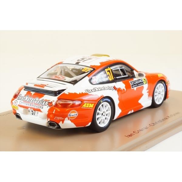 スパーク 1/43 ポルシェ 997 カレラ RGT No.57 クリアウォーター 2019 WRC ラリー・モンテカルロ I.クレラー/C.クローネ 完成品ミニカー S5989の画像