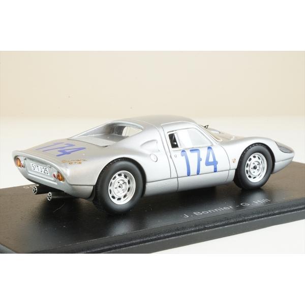 スパーク 1/43 ポルシェ 904/08 No.174 1965 タルガ・フローリオ 4位 J.ボニエ/G.Hill 完成品ミニカー S9232｜posthobbyshop｜02