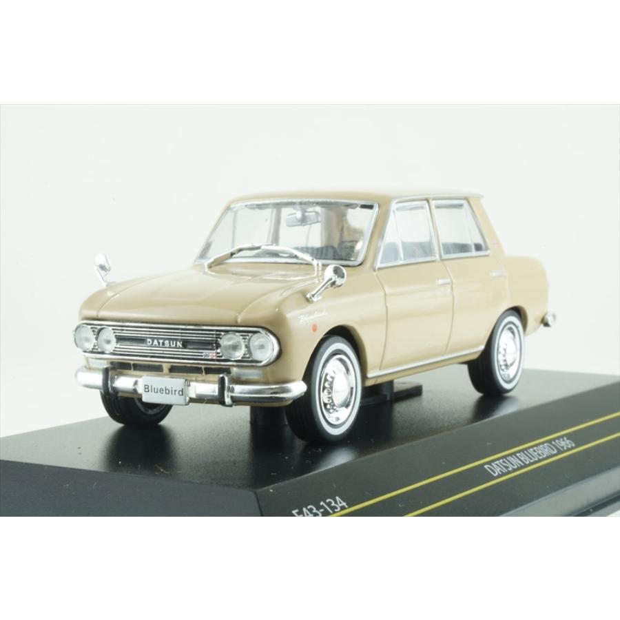 ファースト43 1/43 ニッサン ブルーバード 410 1963 ベージュ 完成品ミニカー F43-134｜posthobbyshop