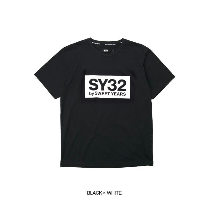 Tシャツ SY32 by sweet years TNS1724J BOX LOGO TEE 半袖 ボックスロゴ ロゴTシャツ メンズ レディース｜postosegreto｜08