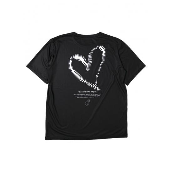 Tシャツ tシャツ SY32 by sweet years 10025 HEART BUG TEE ハートモザイクデザイン バックプリント メンズ レディース 半袖｜postosegreto｜02