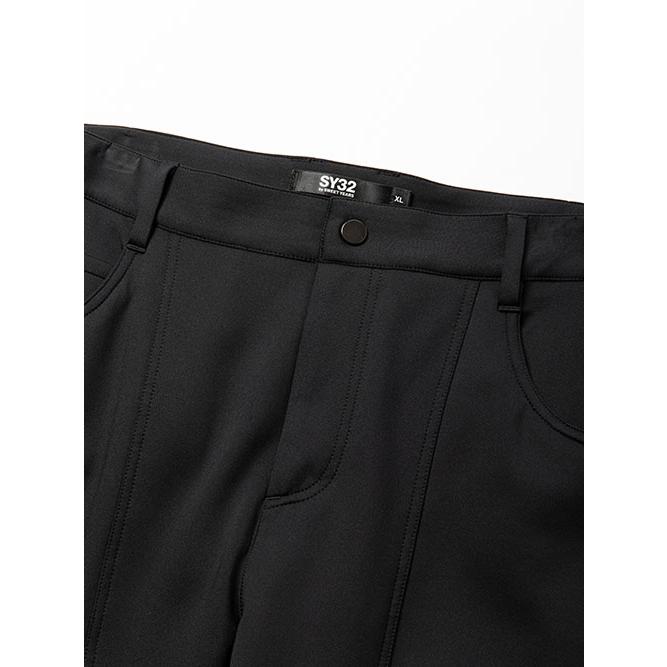 つやあり ◇NEW◇ パンツ SY32 by sweet years 12505 CARVICO FABRIC LONG PANTS ハイストレッチ ロングパンツ 中空マイクロフィラメント構成生地 メンズ レディース CARVICO FABRIC LONG PANTS 新品 Mサイズ