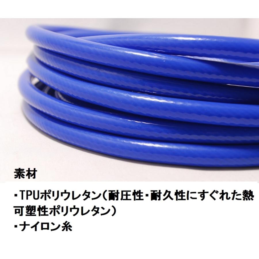 αウレタンブレードホース   エアーホース トラスコ中山 TRUSCO αウレタンブレードホース 7X10mm 10m カップ