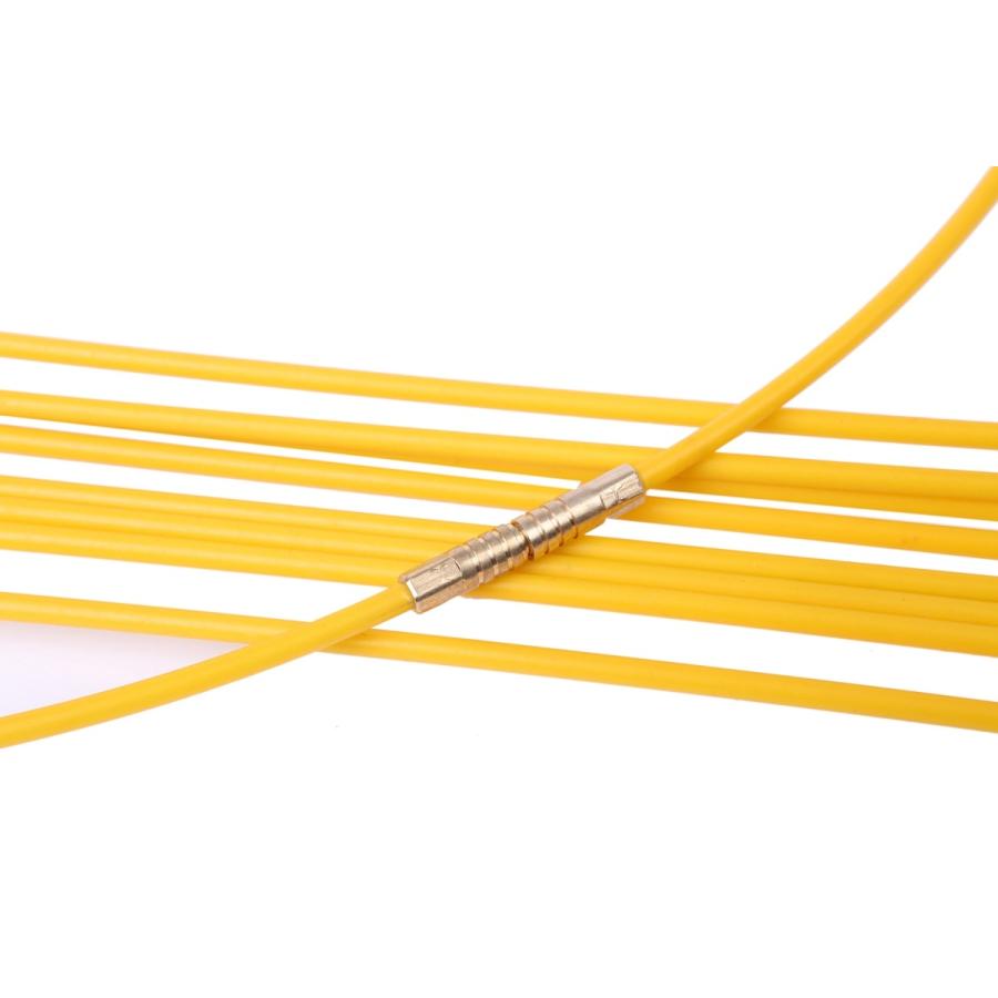 通線ワイヤー 58cm×10本 ケーブル索引具 入線工事用ロッド 配線通し 通線収納ケース付 ジョイントライン 先端アタッチメント付属 MK-080 |  | 03