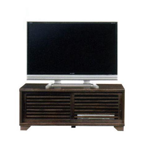 日本製 テレビ台 TVボード（ブラウン） 引戸　NEW古都120ハイタイプ テレビ台、ローボード