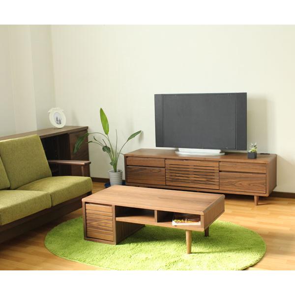 140サイズ 完成品 ロータイプAVボード ブラウンテレビ台 テレビボード