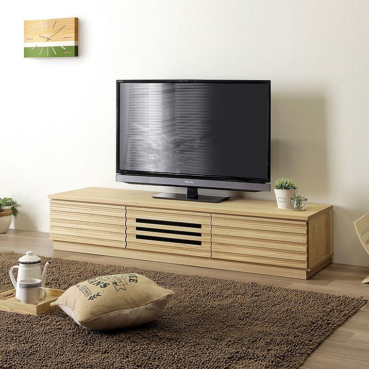 テレビ台 ローボード テレビボード 桐 無垢 木製 格子 完成品 幅150