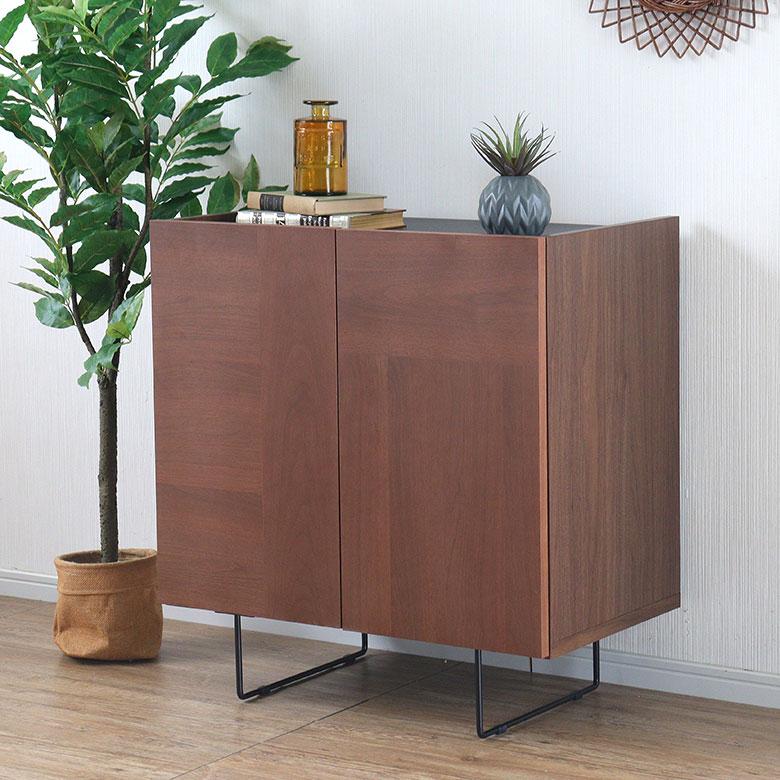 サイドボード リビングボード リビング収納 完成品 木製 北欧