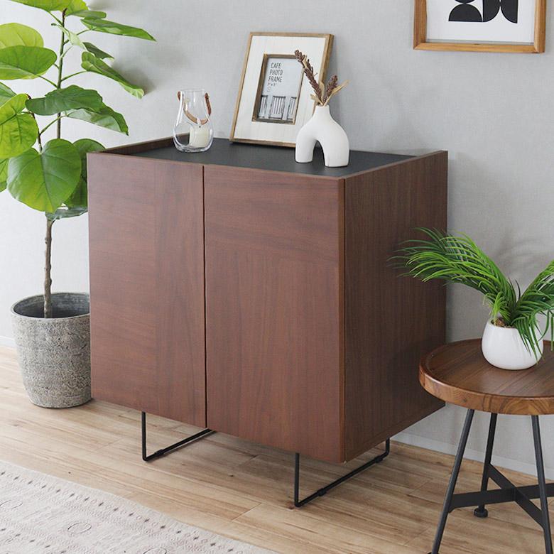 サイドボード リビングボード リビング収納 完成品 木製 北欧