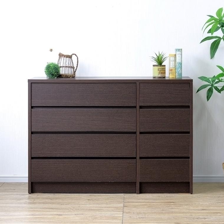 たんす チェスト 完成品 120 木製 北欧 おしゃれ 茶 ブラウン コディー