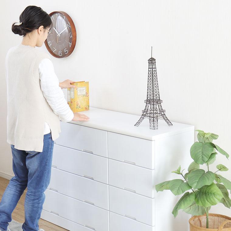 【美品】洋服タンス チェスト 洋服タンス クローゼット チェスト タンス 日本製 幅99.5cm キャスター