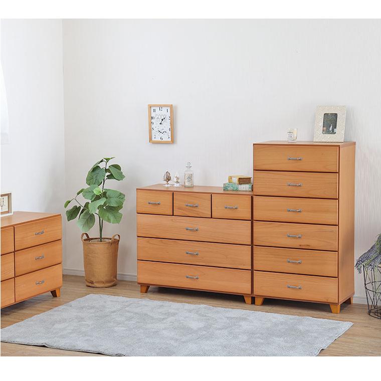 チェスト たんす 4段 幅90 スリム 完成品 木製 桐 北欧 ナチュラル