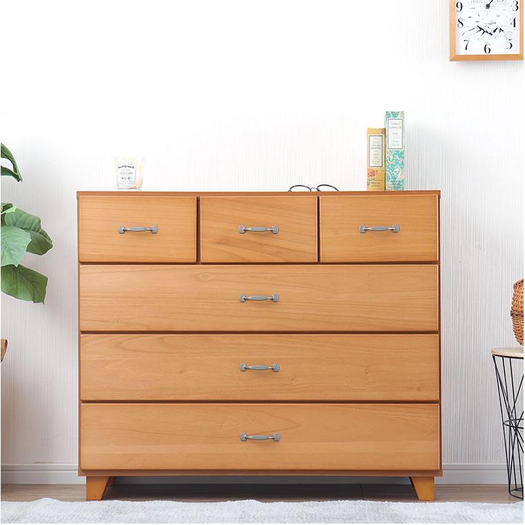 チェスト たんす 4段 幅90 スリム 完成品 木製 桐 北欧 ナチュラル