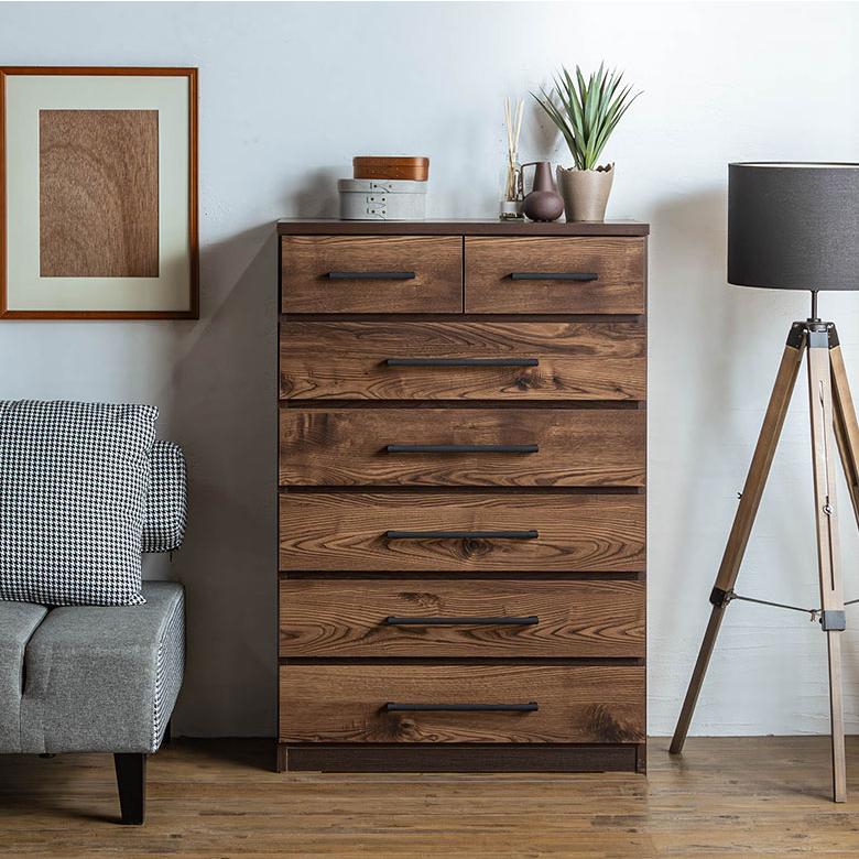 12/21まで10%off】 チェスト ハイチェスト 幅80cm 完成品 日本製 木製