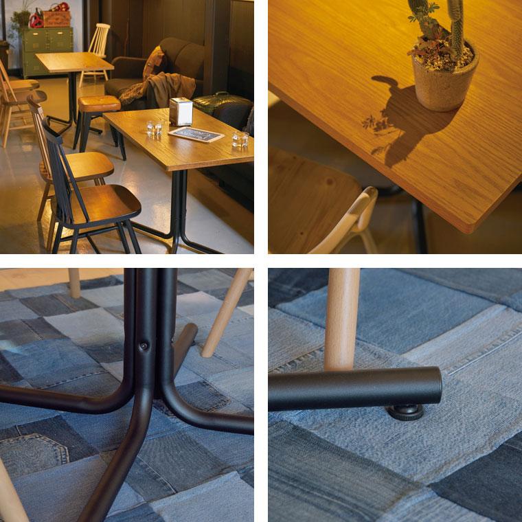 東屋　ダリオ　カフェテーブル　ブラウン ダリオ カフェテーブル（ブラウン）