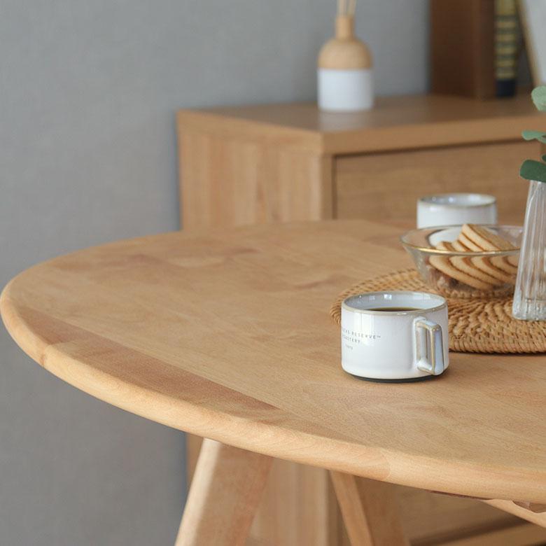 テーブル ダイニングテーブル 楕円 北欧 木製 無垢 おしゃれ かわいい