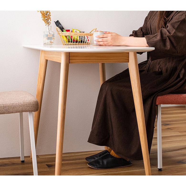 テーブル ダイニングテーブル カフェテーブル 丸 コンパクト 壁付け