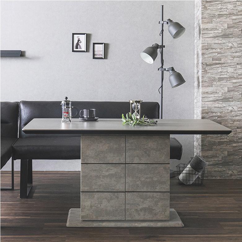 セラミック ダイニングテーブル セラミックテーブル 140 幅140 収納 机