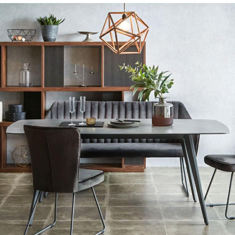 ダイニングベンチ 背もたれ付き 2人掛け ベンチ チェア おしゃれ 布