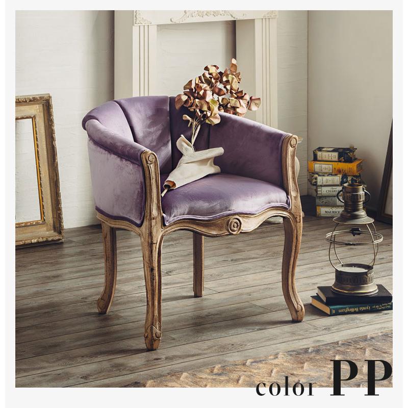 アンティーク チェア 椅子 1Pソファ 1人掛け ダイニングチェア イス 猫