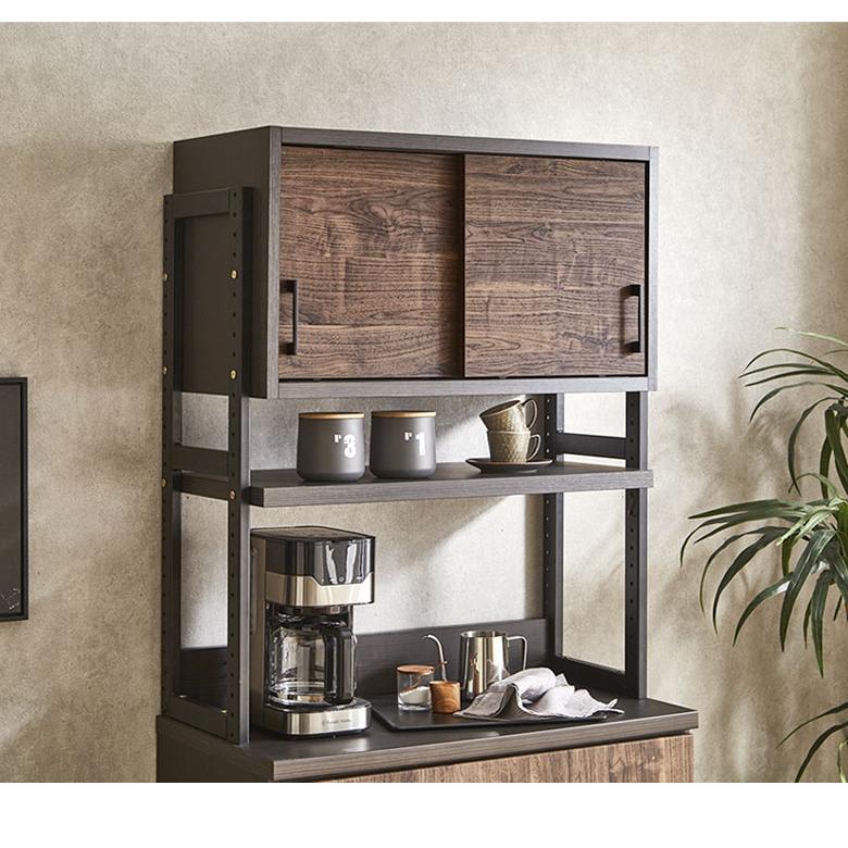 食器棚 キッチンボード ダイニングボード 日本製 80cm幅 高さ