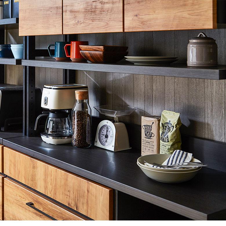 食器棚　幅120cm 食器棚 キッチンボード ダイニングボード 日本製 120cm幅 高さ